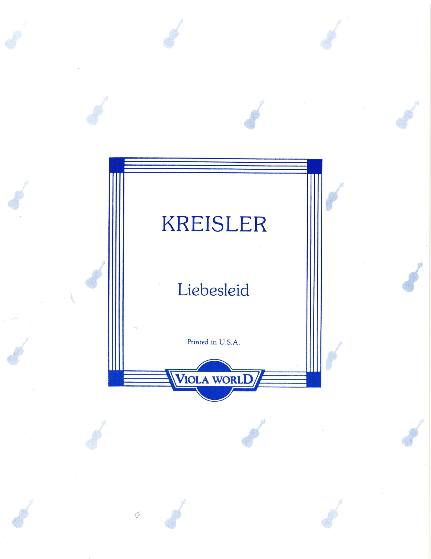 Kreisler - Leibesleid