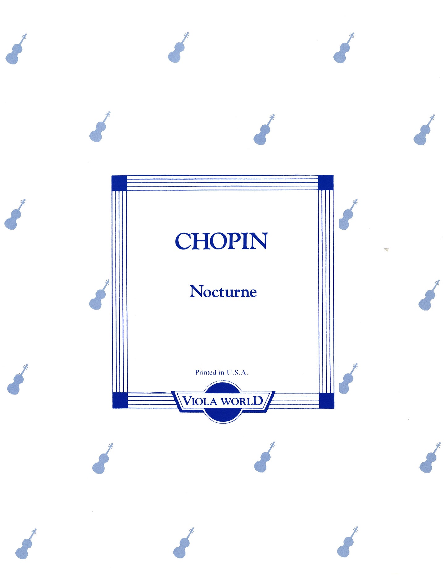 Chopin - Nocturne for Viola