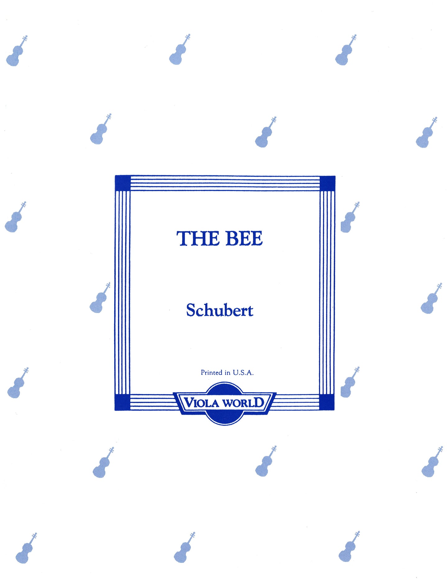 Schubert - The Bee