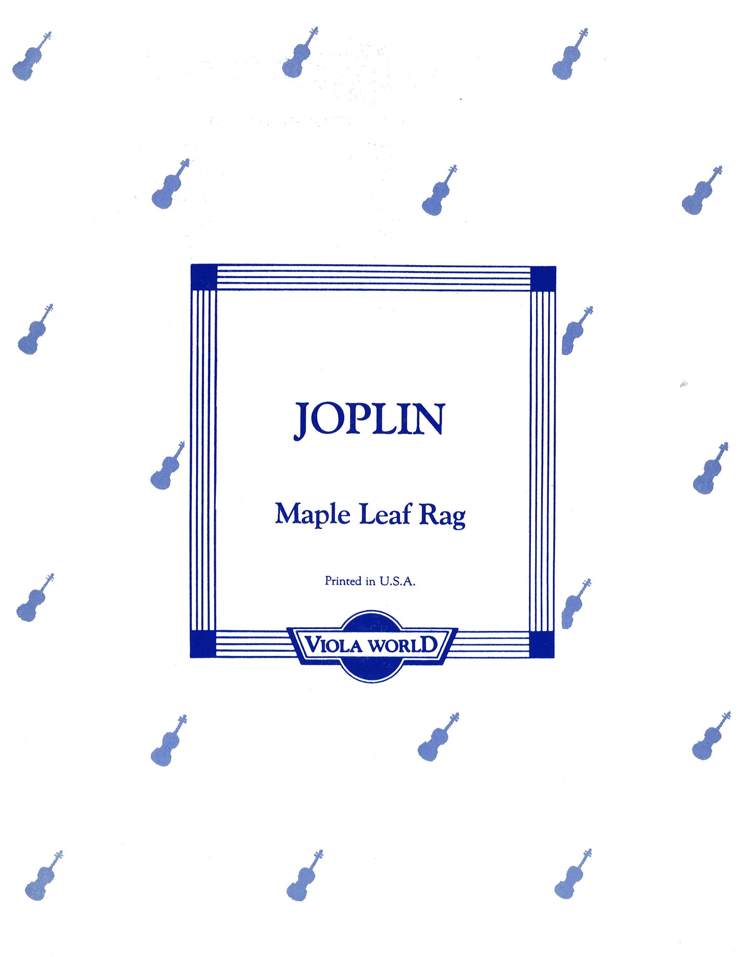 Joplin - Maple Leaf Rag