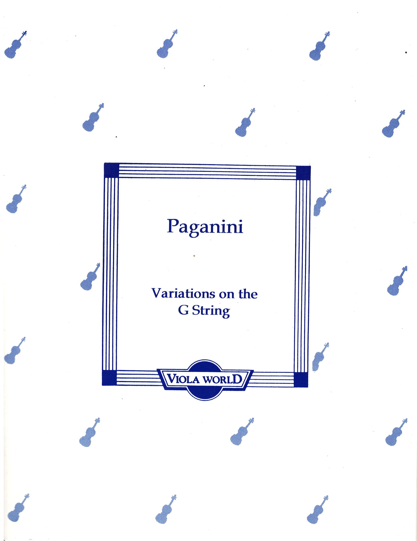 Paganini - Variations on the G String